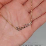 model de lant cu nume Evelina exacutat manual si personalizat in atelierul de bijuterii eAur.md din chisinau, moldova
