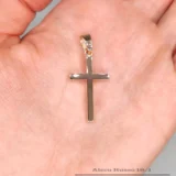 cruce clasica simpla fara Isus, model unisex, suprafata nedeta si lucioasa in chisinau moldova